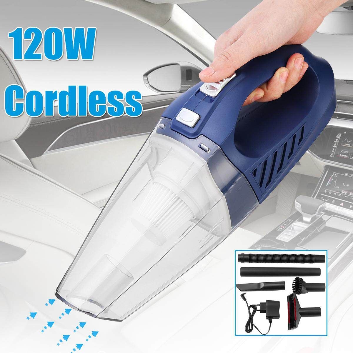 3500Pa 120W Portable Cordless Vacuum Cleaner Handheld Car Home Dry/Wet 2000mAh
