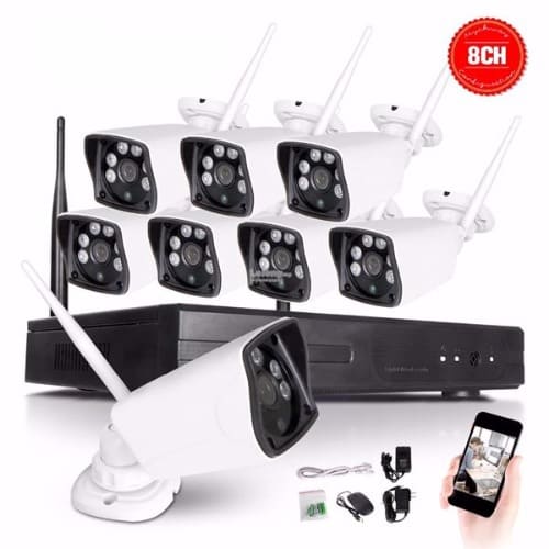 CCTV 8ch Wireless Nvr Kit With Night Vision