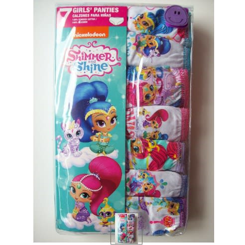 Shimmer And Shine Girls Underwear Set - 7 Pcs