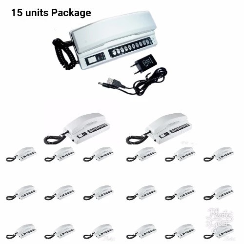 Wireless Intercom Long Range - 15 Users