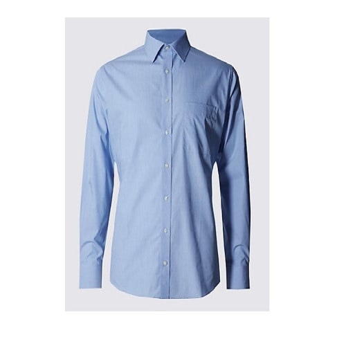 Men's Regular Fit Shirt - Blue