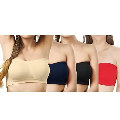 Ladies Strapless Bra 4set