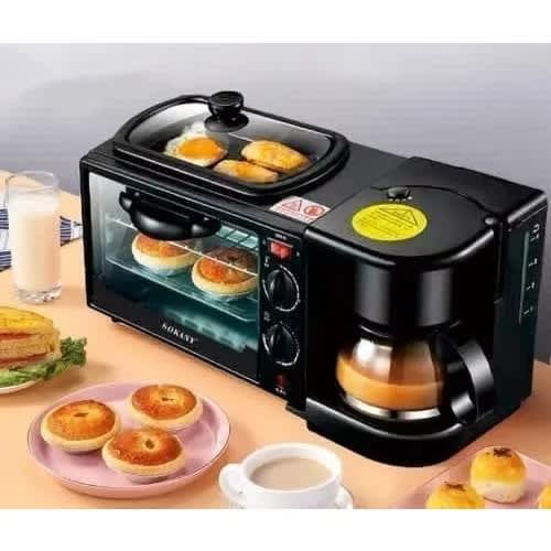 3 In 1 Electric Oven - Breakfast