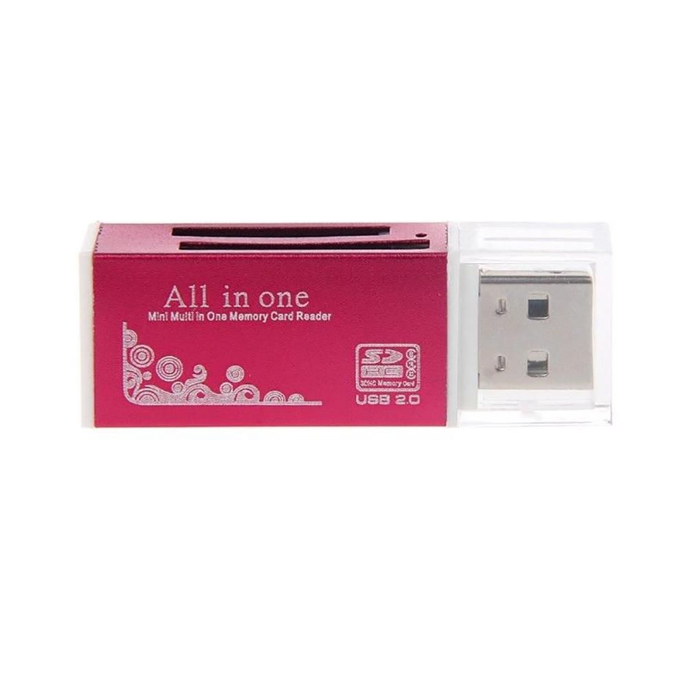 Fast Speed USB 2.0 Multi Memory Card Reader for SD/SDHC MMC-