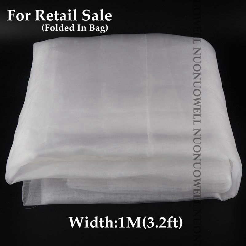 5m/lot 60Mesh Farm Greenhouse Nylon Garden Netting Crops Insect Control Net Vegetable-Width 1m