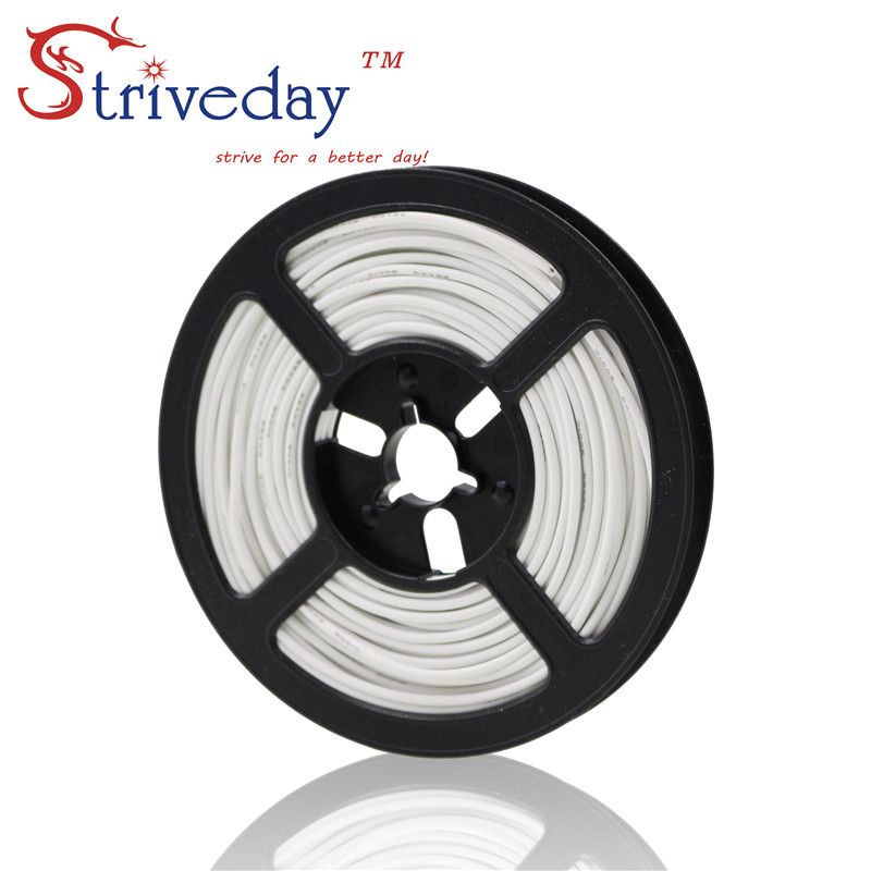 100 Metersroll 328ft 30AWG Flexible Silicone Rubber Wire