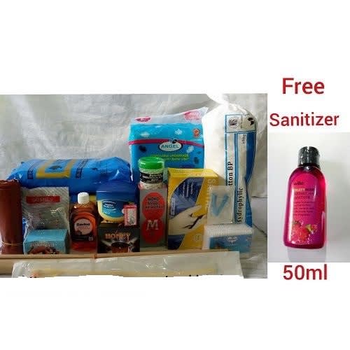 Maternity Accessories - Basic Baby Delivery Pack Kit Combo + Free Sanitizer