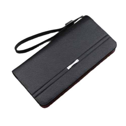 Men's Long Wallet-black