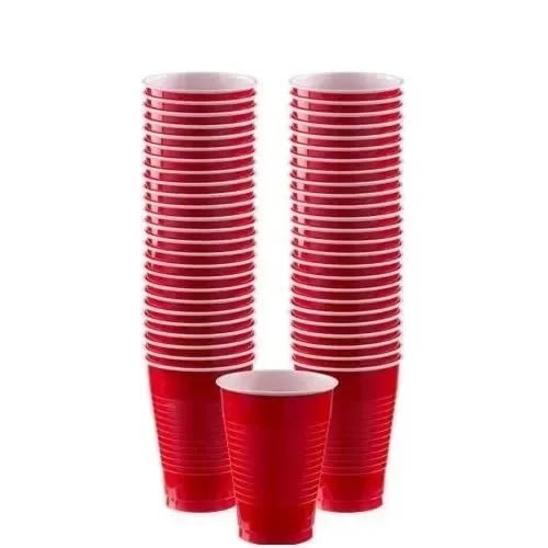 Disposable Plastic Cups - 25 Pieces