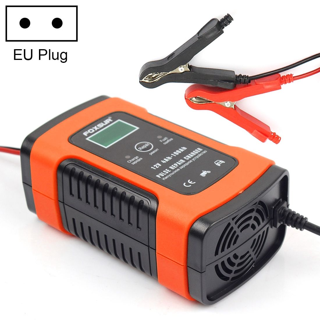 FOXSUR 12V 6A Smart Universal Charger For Car Motorcycle