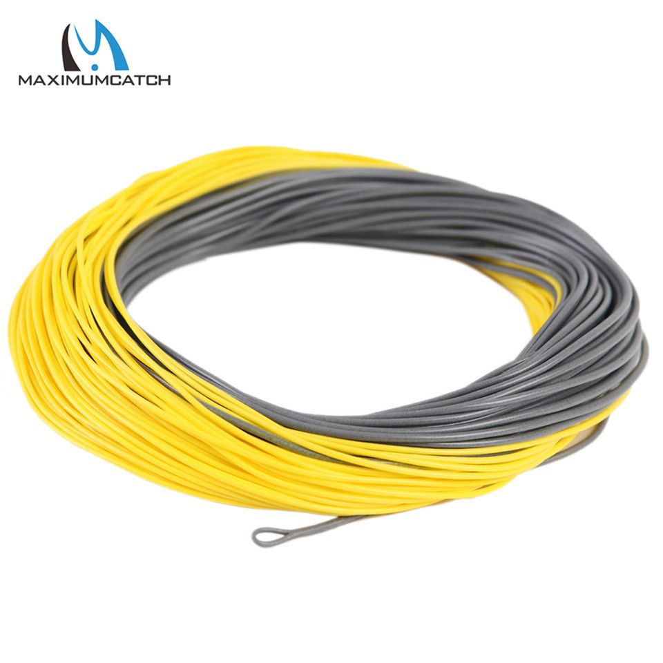 Fly Fishing Line Windcutter 100FT 4wt-8wt Weight Forward Floating Fly Line With 2 Welded Loops