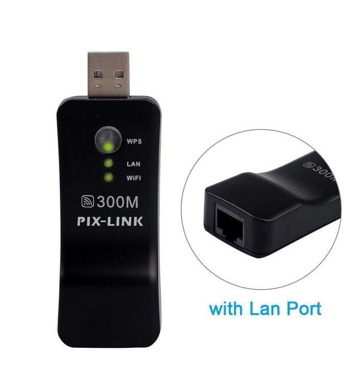 Wifi Adapter Wireless Usb Universal 300mbps Port Ethernet