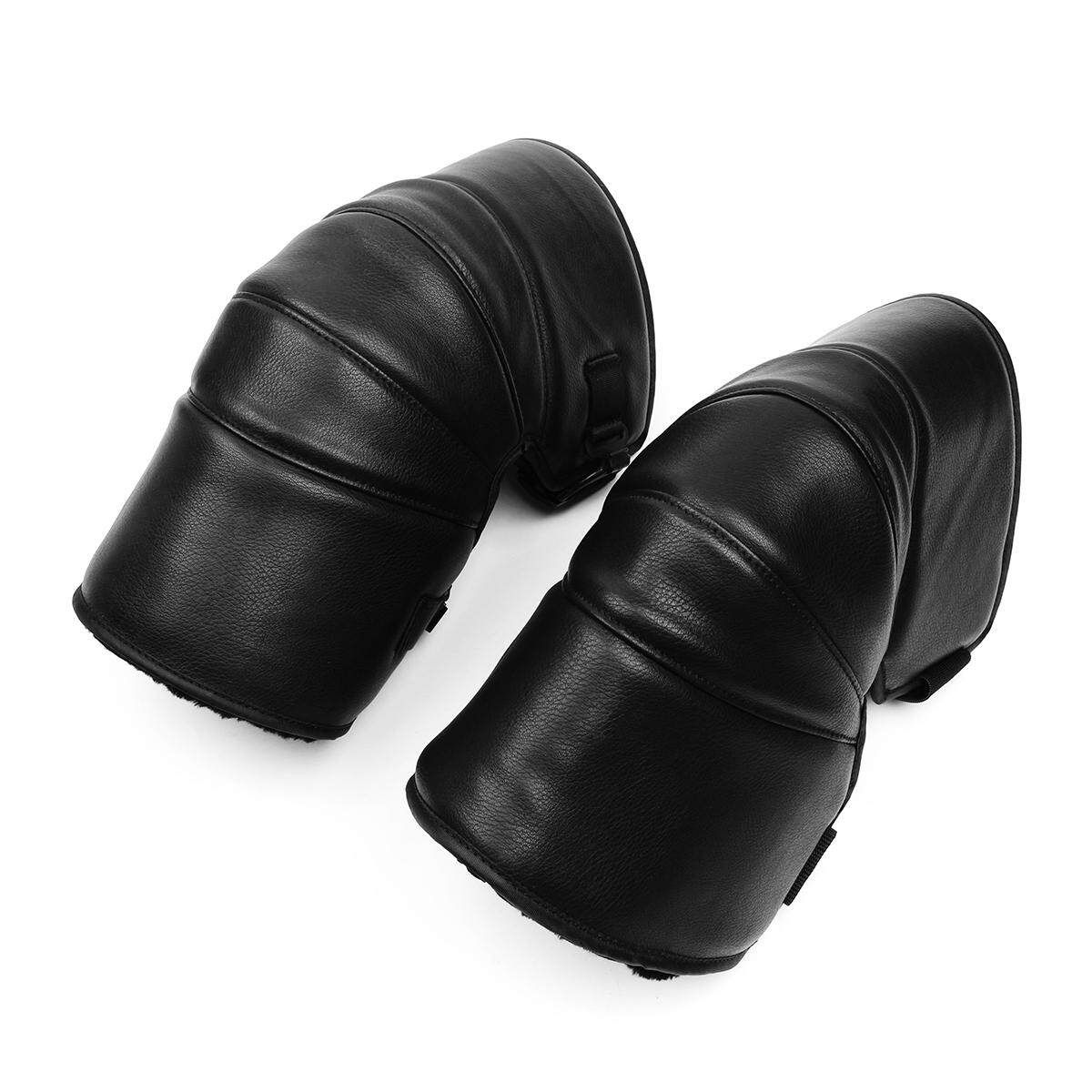 Waterproof Motocross Kneepads PU Leather Motorcycle Electrombile Warm Knee Pads Windproof Rider Kneepad