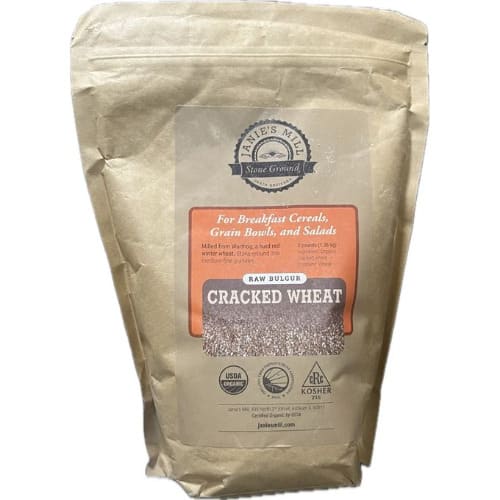 Organic Cracked Wheat Raw Bulgur- 3lb 1.3kg
