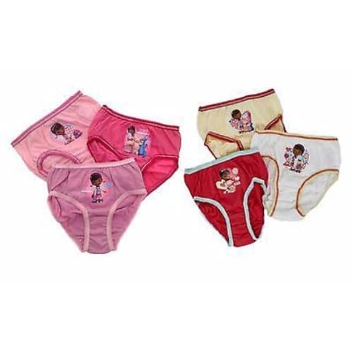 Girls Cartoon Panties Set Of 6