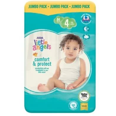 Little Angels Comfort & Protect Size 4 Nappies Jumbo Pack- 84 Counts