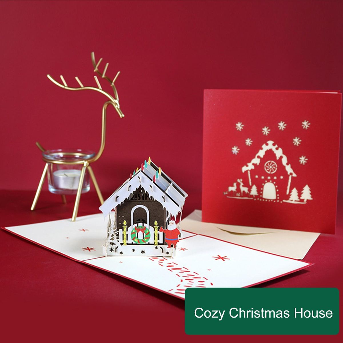 3D Greeting Card Hidden Design Holiday Card S