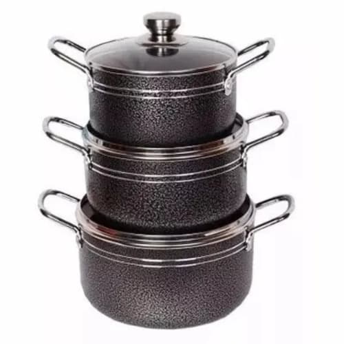 Master Chef Cooking Pot - Set Of 3 - 6* 80*60cm