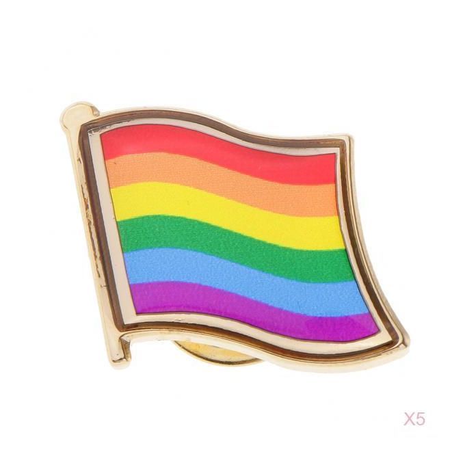 5pcs  Pin Badge. Lapel Badge. Nice Colours. LGBT