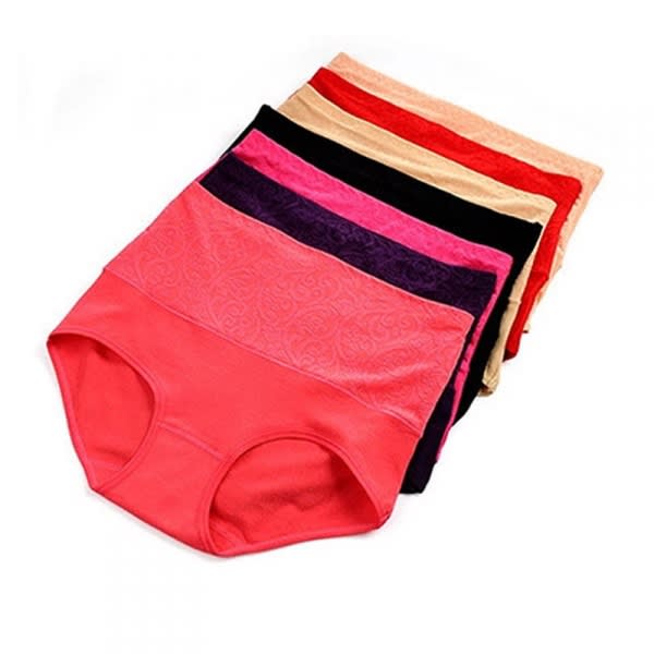 Full Cotton High Waist Panties - Pack of 6