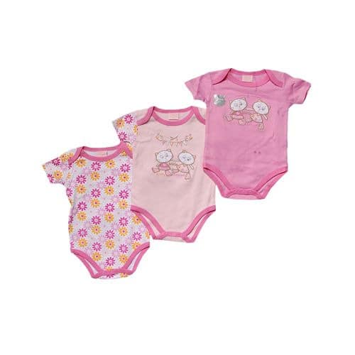 Girls Bodysuit - Pack Of 3