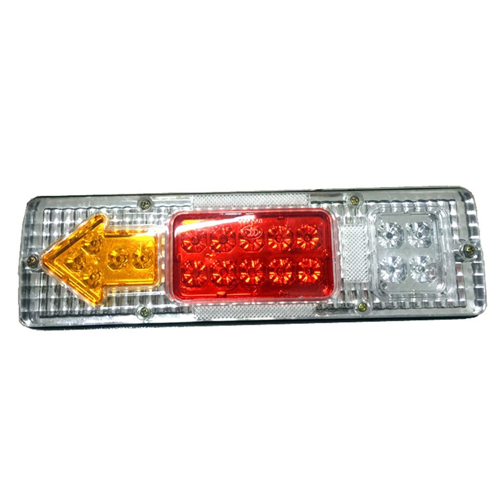 LED Truck Taillight Vehicle Three-Wheeled-White Cover