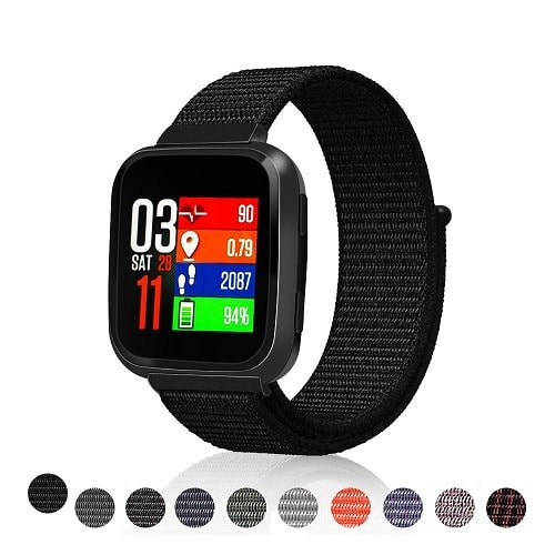 Replacement Woven Nylon Band For Your Fitbit Series Versa Sports Watch