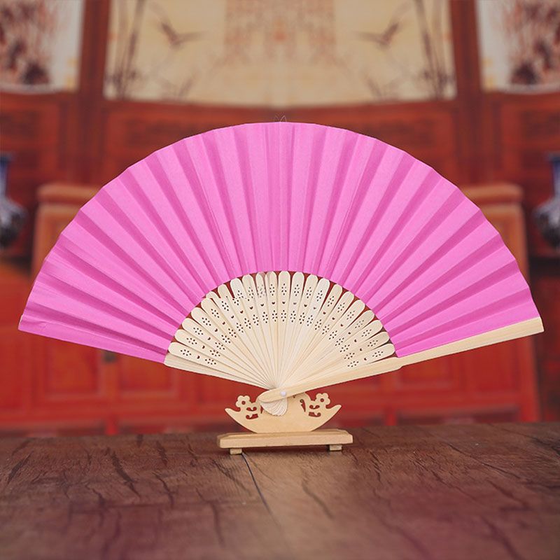 Fans Birthday DIY Favor Folding Shower Decoration Hand Baby Wedding Party Bamboo Paper Ladies Gift Chinese