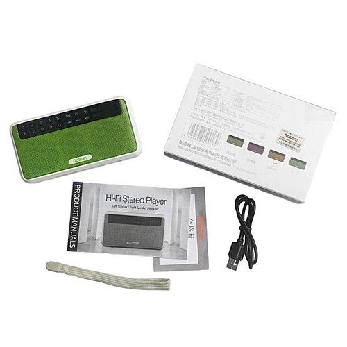 Rolton HiFi Stereo Bluetooth Speaker Portable Bass Sound MP3 Music Player Green HT-S