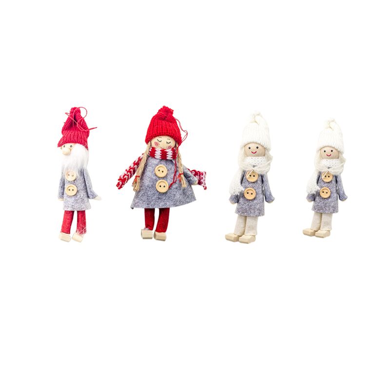 1 Set 4Pcs Christmas Tree Decorations Felt Cloth