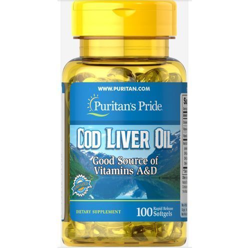 Puritans Pride Cod Liver Oil X100