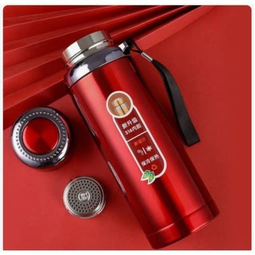Portable Thermal Hot Vacuum Water Flask Stainless Steel - Water Bottle 1000ml