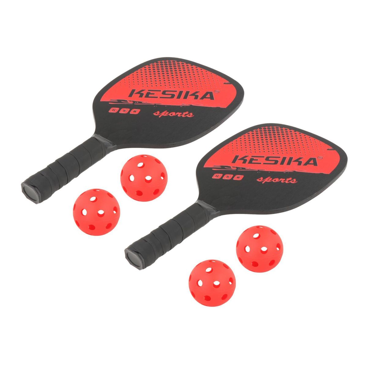Professional Paddles With Portable Honeycomb Rackets Red