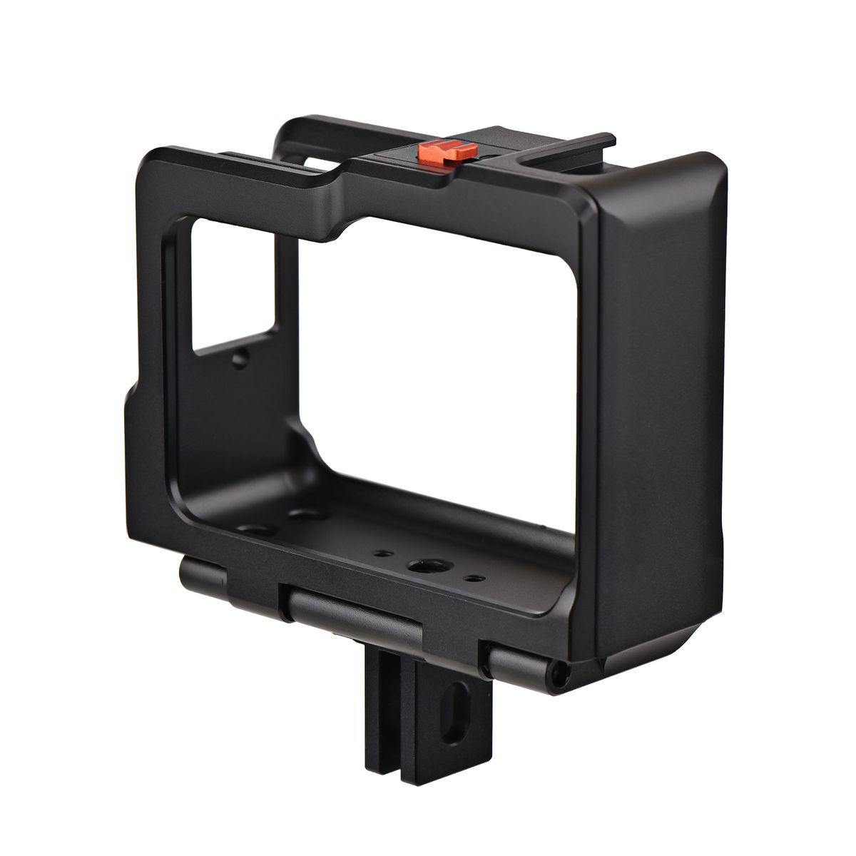 Metal Sports Camera Video Cage With Dual Cold Shoe Mounts