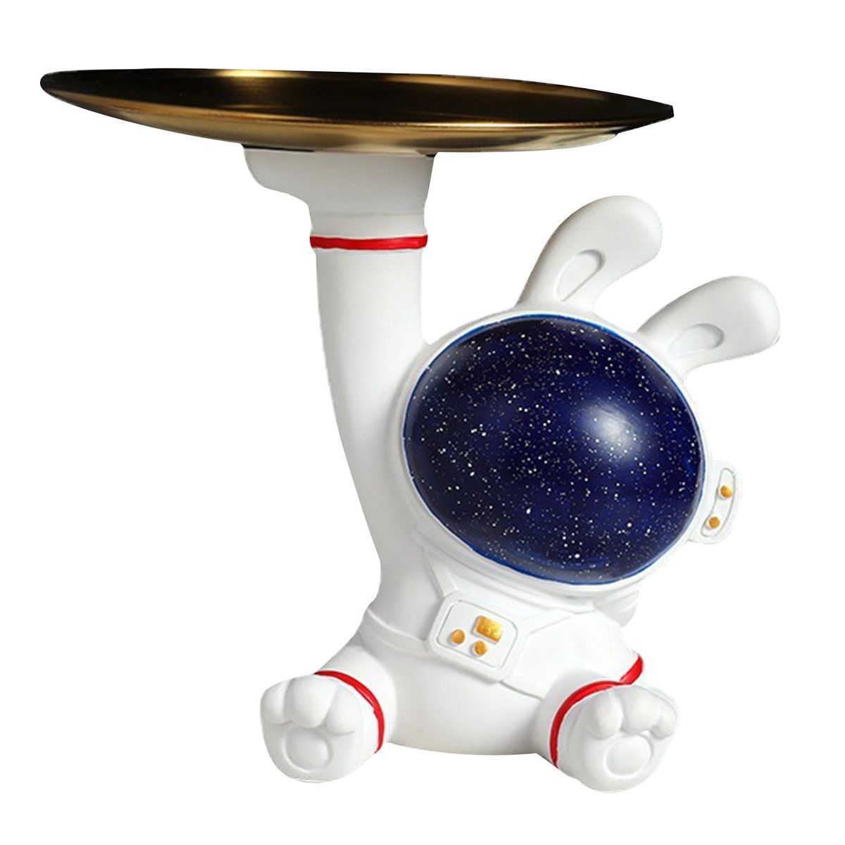 Spaceman Rabbit Decor Astronaut Bunny Ashtray Table Fruit Candy Holder C