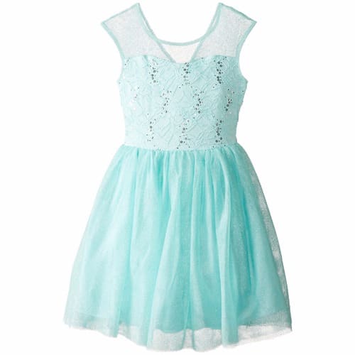 Big Girls' Illusion Yoke Ballerina Dress