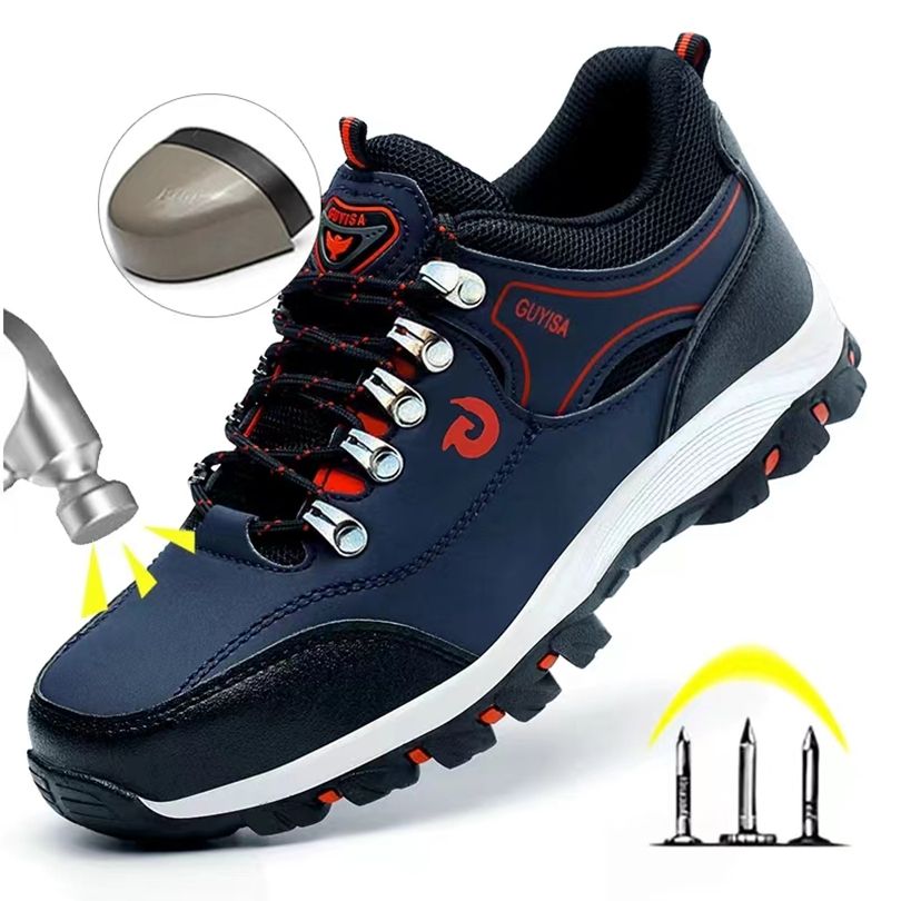 Safety Shoes Steel Toe Cap Men Shoes  Protective Working Footwear