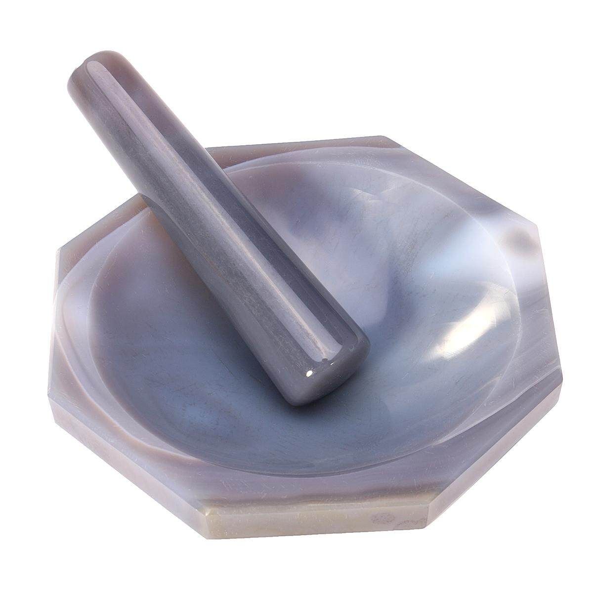 100mm Natural Agate Mortar And Pestle Grind The Solid Make The Solids Mixing Set