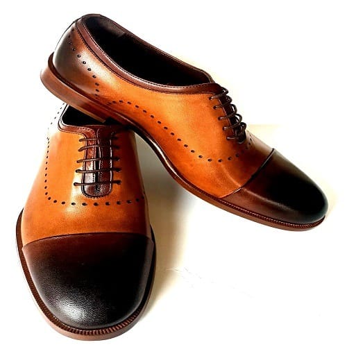 Kemal Tanca Men's Derby Shoe - Brown