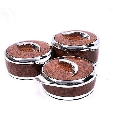 Insulated Food Flask -3 Piece