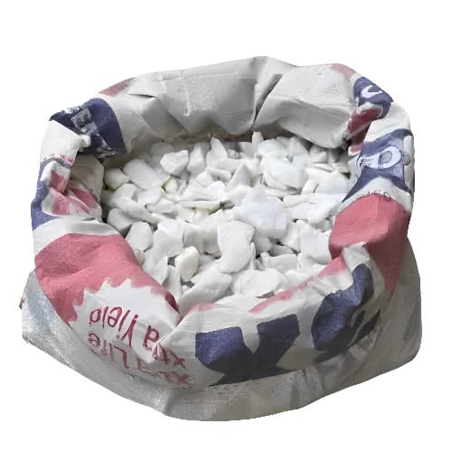 Landscaping/multi Purpose Rough Edge White Natural Gravel - 12.5kg