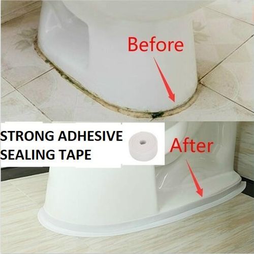 Bathroom Shower Adhesive Sink Sealing Strip Tape White