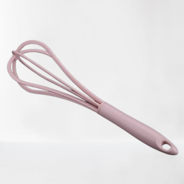 Manual Silicone Egg Whisk - Pink
