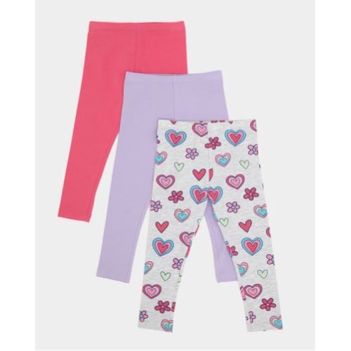 Leggings - Pack Of 3 - Lilac
