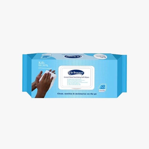 Hand Sanitizing Wipes - 50 Sheets