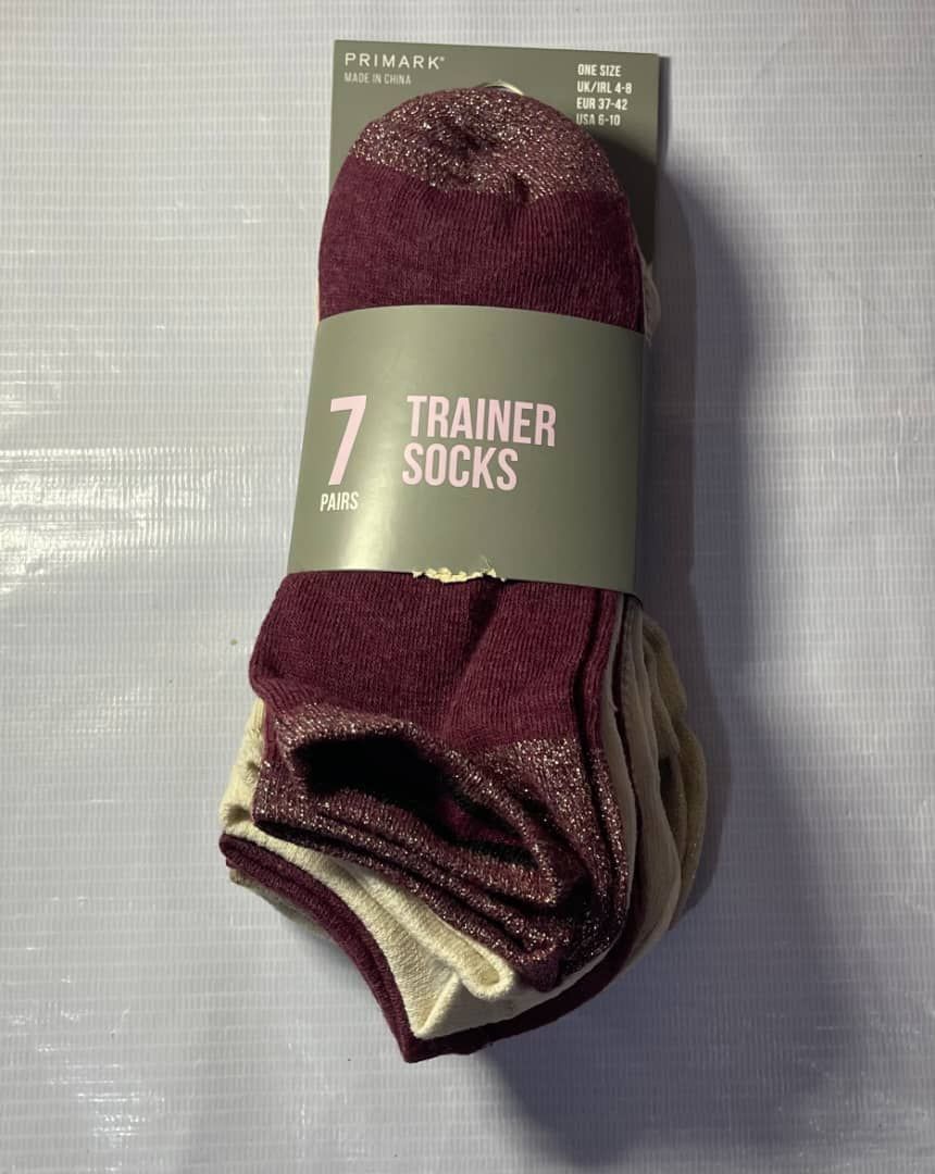 Multicolored Slipper Socks. (7 Pairs)