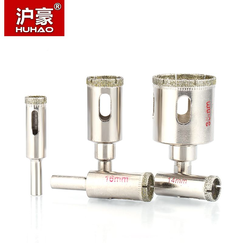 Huhao 1pc Marble Hole Maker Thick Diamond Milling Cutter