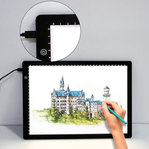 A4 Drawing Tablet Wacom Digital Graphic Tablet LED Diamond Painting Light Pad Board Portable Board For X_ray Film Viewer(#A4(33.5x23.5cm))
