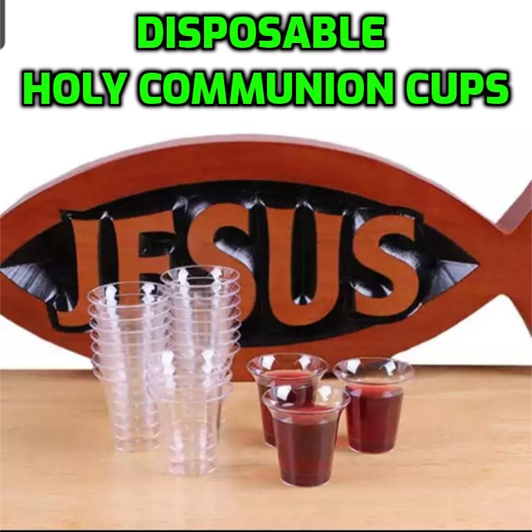 Disposable Holy Communion Plastic Cups - (1000 Pieces)