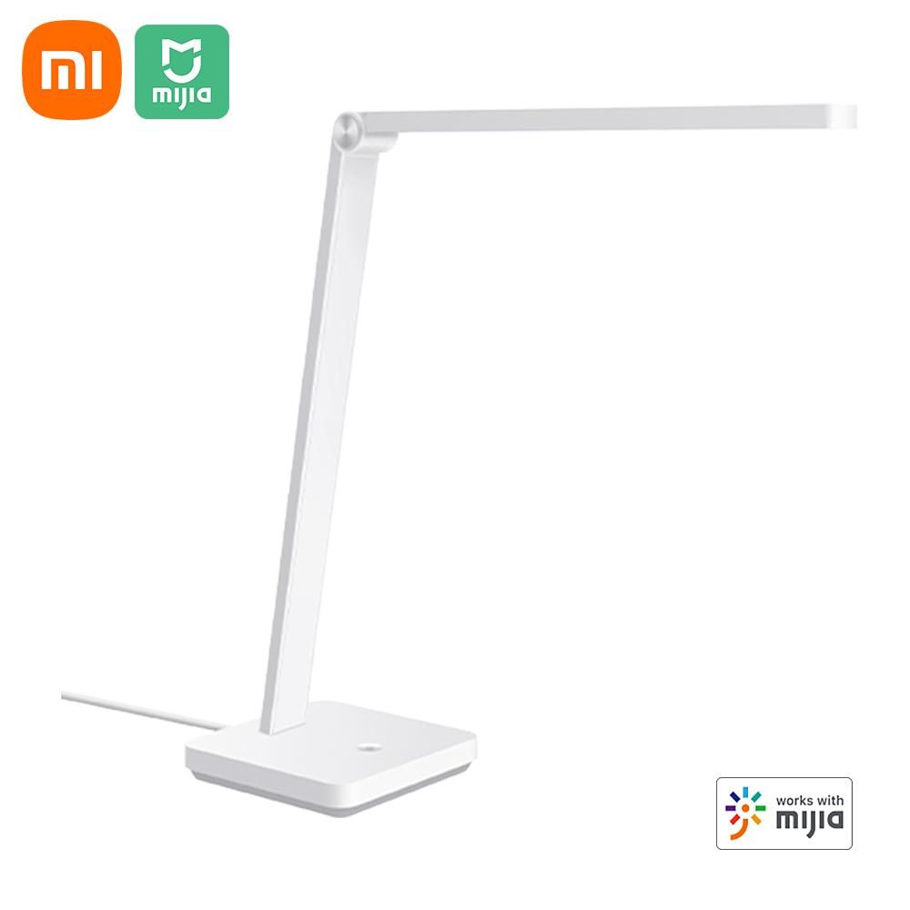 Xiaomi Mi Smart Desk Lamp Lite LED Light No Flicker No Blue Light 4000K Eye Protection Dimmable Bedside Lamp Mijia APP Smart Control